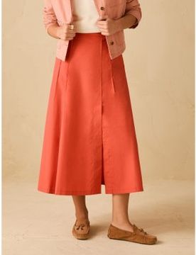 Para mujer. 2611101093200 Falda Pbbpigna (40), Rojo, Casual, Algodón