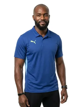 Individual Short Sleeve Polo Cobalt Glaze / Lum 22 L - Puma Select - FashionsVida