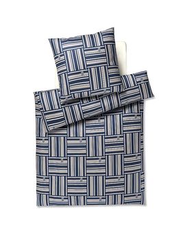Joop Satin Bettwäsche Weave 70x90cm/140x200cm Navy azul oscuro