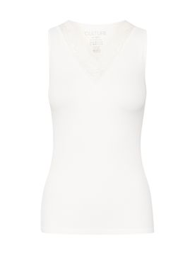 CULTURE Top 'Camilla' blanco