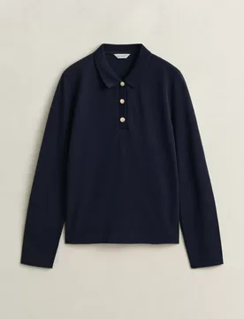 XXL REG LS POLO PIQUE female - XXL - FashionsVida