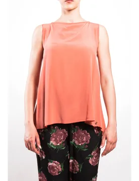 Top Donna Ottod Ame DT8520-CORALLO - OTTOD AME - FashionsVida