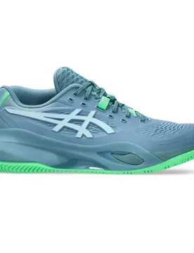 Gel-resolution X Padel Shoes Saba Blue / Cool Grey UK 8 - Asics - FashionsVida