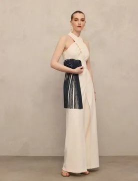 Mono de mujer halter y sobrefalda - Woman Fiesta El Corte Inglés - FashionsVida