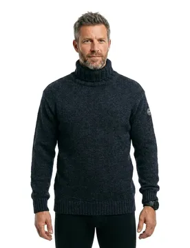 Maglione Nansen Wool High Neck Navy M