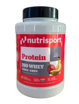 Proteine Del Siero Del Latte Isolate Cero-cero Fragola E Banana 1kg Multicolor - Nutrisport - FashionsVida