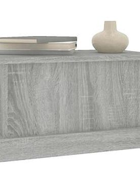 Koffer, Aufbewahrungsboxen Malle Bois D'Ingénierie Sonoma Gris 50x30x28 Cm Einheitsgrösse
