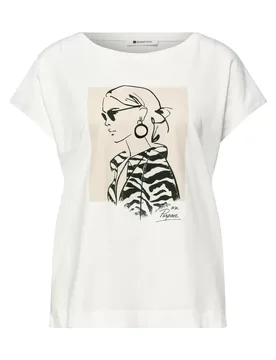 Lady print shirt female - 36 - FashionsVida