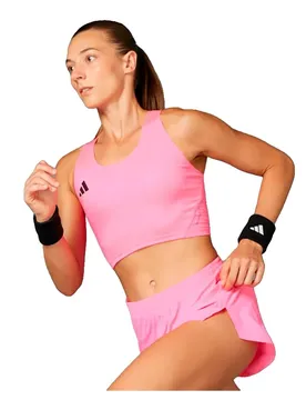 Top De Sport Adizero Essentials Crop Lucid Pink L