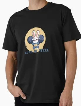 Buns of steel 0512 Funny Gift t shirt for Gym Workout Fitness 100% cotton Short Sleeve Graphic Clothes All size tops S-6XL - Aliexpress - FashionsVida