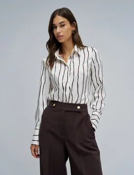 Camisa de mujer a rayas - Salsa Jeans - FashionsVida
