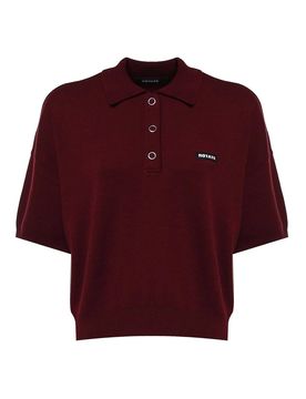 Polo In Maglia Con Logo