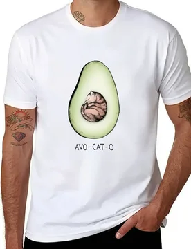 Avo-cat-o T-Shirt t shirt custom print funny t shirts cotton T-Shirt - Aliexpress - FashionsVida