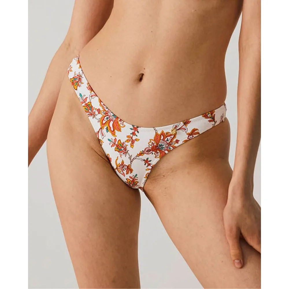 Braga de bikini en forma de V con estampado floral - Bohodot - FashionsVida