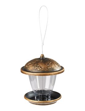 Vogelfutterstation "Antik" braun gold