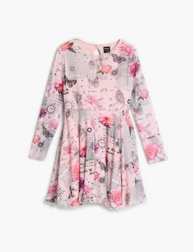 Robe évasée imprimée RED 7/8 female - Desigual - FashionsVida