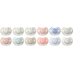 Pack de 2 Chupetes Silicona Fisiológicos SX Pro 0-6 meses