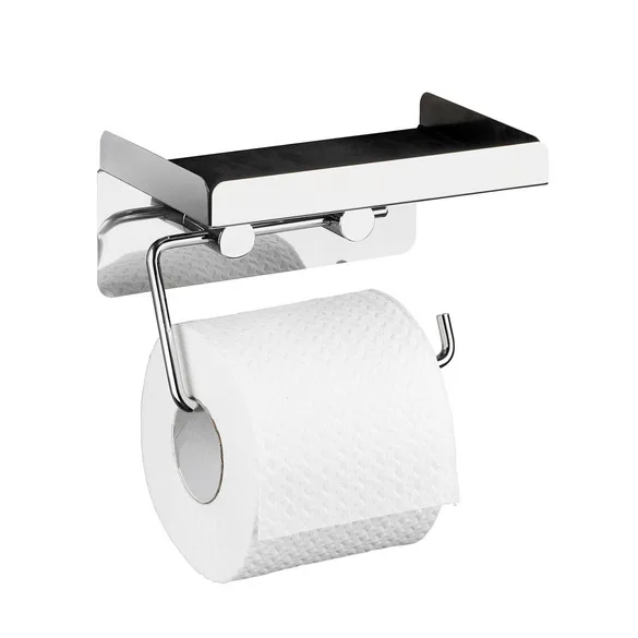 Toilettenpapierhalter 2-in-1 Edelstahl - WENKO - FashionsVida