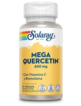 Piccola Mega Quercetina 600mg 30 Unità - Solaray - FashionsVida