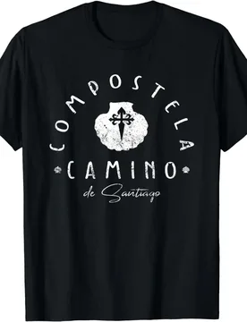 Camino de Santiago Compostela Spain T-Shirt - Aliexpress - FashionsVida