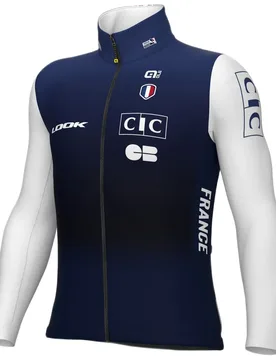 Giacca Prime Federazione Francese Ciclismo Blue Navy / White - Ale - FashionsVida
