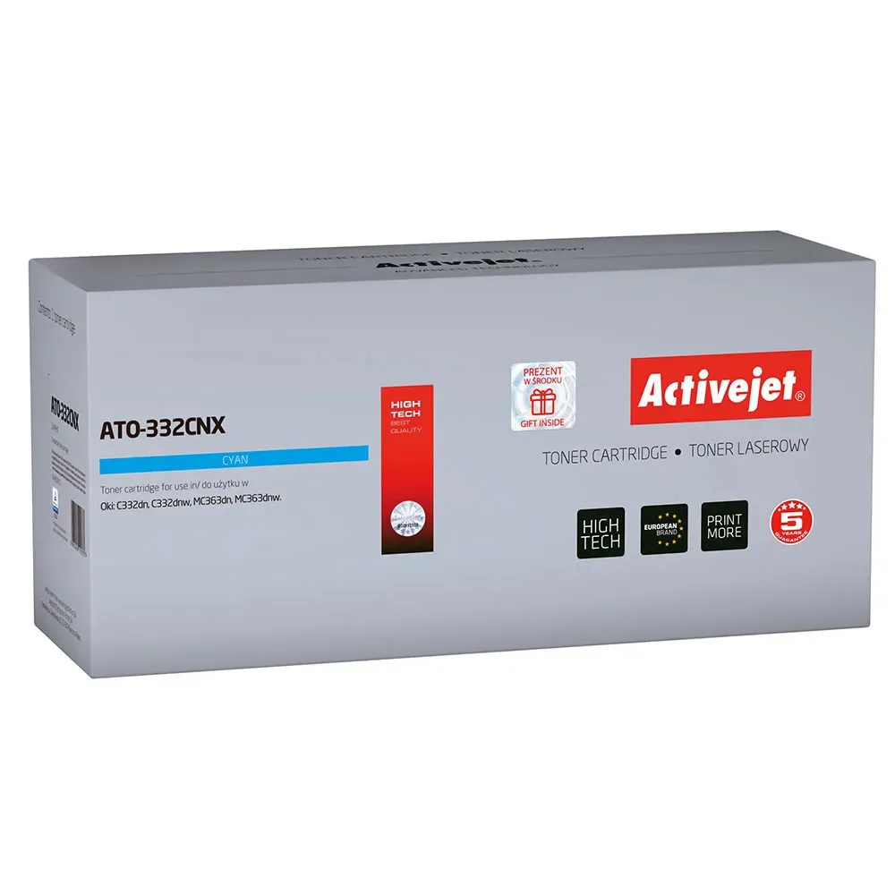 Toner Ato-332cnx Oki Cyan One Size unisex - ActiveJet - FashionsVida