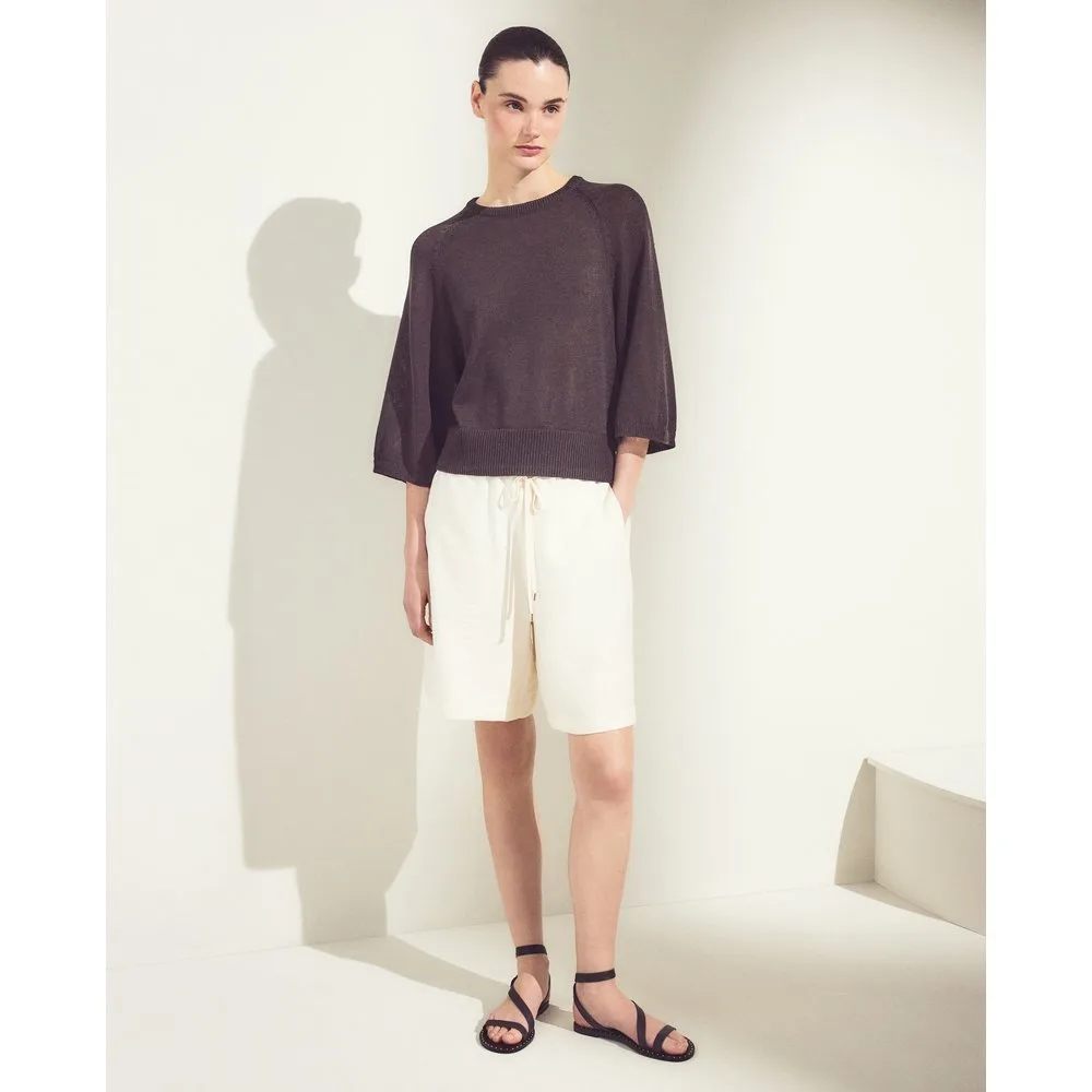Bermuda lisa de viscosa de mujer - Woman El Corte Inglés - FashionsVida