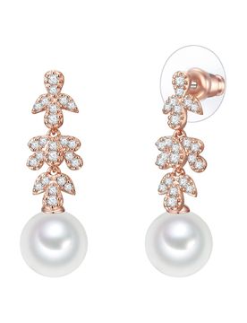 Lulu & Jane Pendientes oro rosa