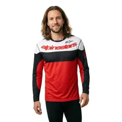 Bicycle Maglia Da Enduro A Maniche Lunghe A-dura Race Red