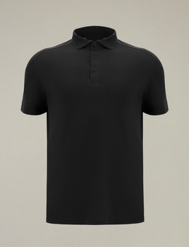 MACRON polo charlie uomo nero