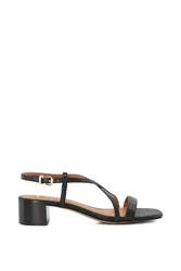 Jaskell' Leather Sandals - Black - Size: 3