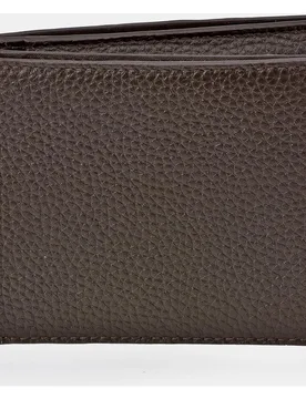 Cartera tipo americano con monedero de piel granulada en - Emidio Tucci - FashionsVida