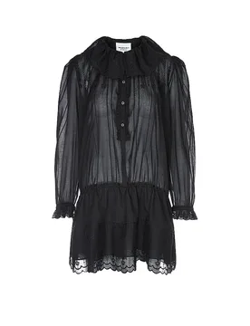 Minikleid LENORA schwarz 34 damen - MARANT ETOILE - FashionsVida