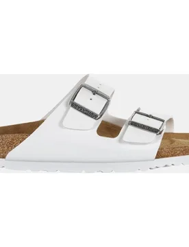 Sandalias planas Arizona de mujer en piel sintética - Birkenstock - FashionsVida