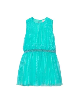 Boboli Robe Sans Manches 743015 Lagoon 24 Mois Fille