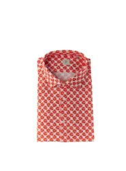 Camicia con fantasia ARANCIONE XL