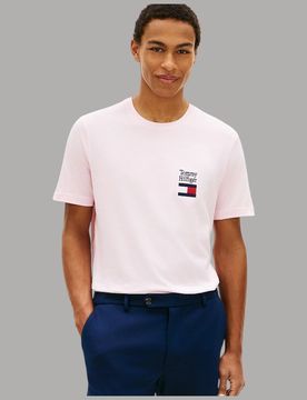 T-shirt Cotone Regular Fit con Logo Ricamato