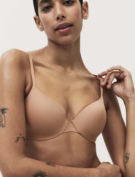 Body Invisibles™ Padded Wired Demi Cup Bra A-E Sunstone female - Body by M&S - FashionsVida