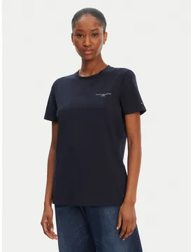 T-Shirt 1985 WW0WW37877 Dunkelblau Regular Fit S female - Tommy hilfiger - FashionsVida