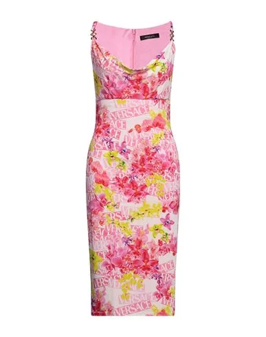 Vestido midi Mujer Rosa claro 34 Mujer - Versace - FashionsVida