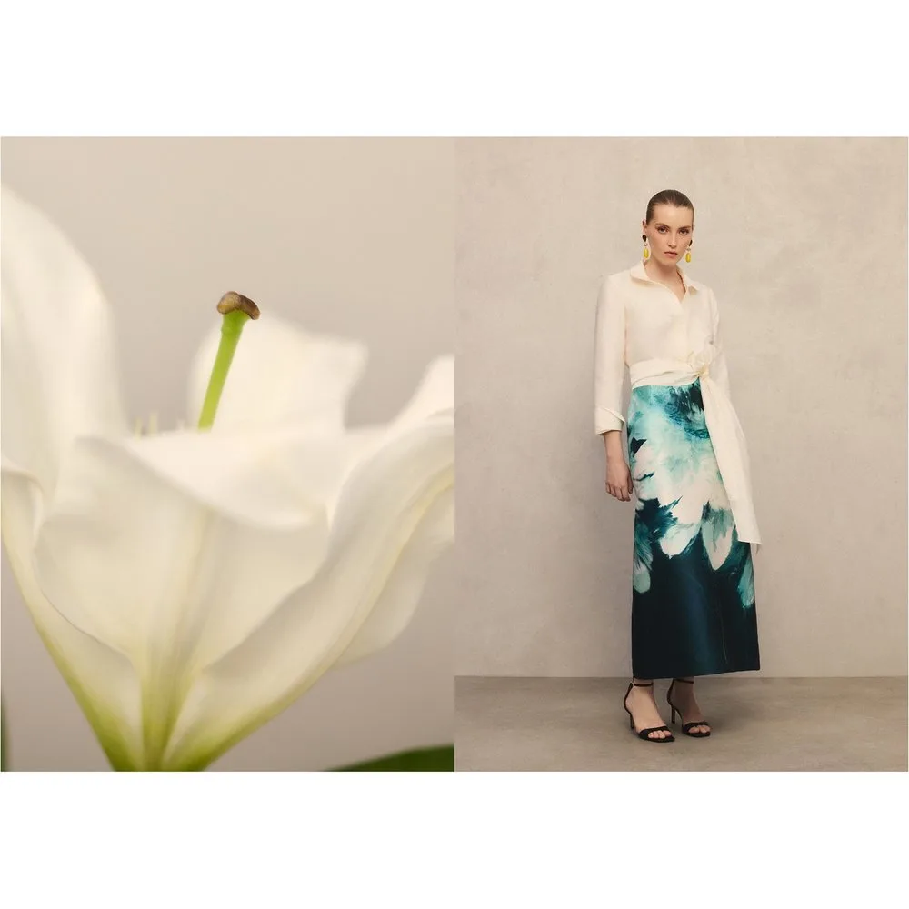 Falda midi recta - Woman Fiesta El Corte Inglés - FashionsVida