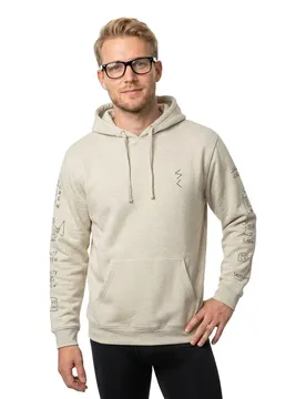 Sweat à Capuche Reel Lb Oatmeal Heather L