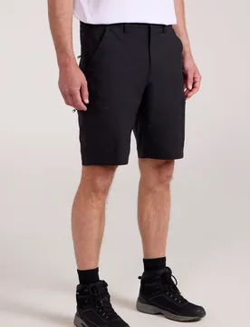Trek Stretch Mens Shorts - Black - Black - Size: W28 - Mountain Warehouse - FashionsVida