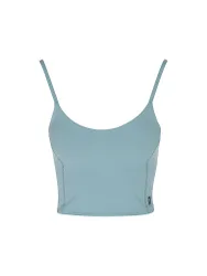 Top Cropped Fit petrol L damen