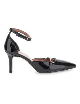 Décolleté nere verniciate con cinturini e tacco a spillo P8049 41 - FRANCESCA GRITTI - FashionsVida