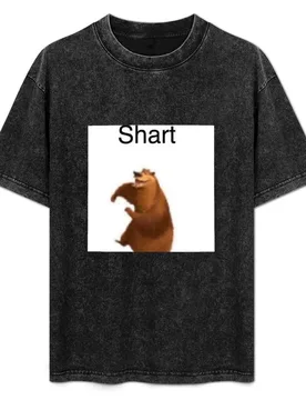 Shart Bear Sticker T-Shirt Street Art Print Tee Shirt - Aliexpress - FashionsVida