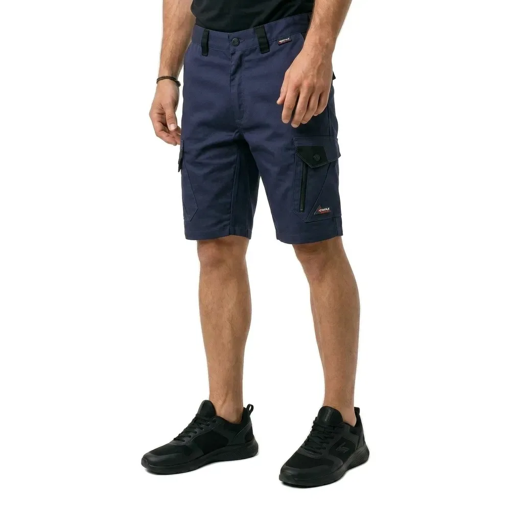 Short Kediri Navy Blue / Black 52 - COFRA - FashionsVida