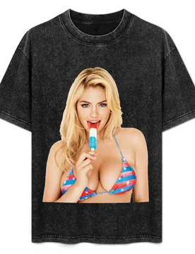 Kate Upton T-Shirt Casual Daily Wear Short Sleeve Top - Aliexpress - FashionsVida