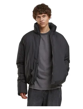 Veste Puffer Oversized Black M - Build Your Brand - FashionsVida