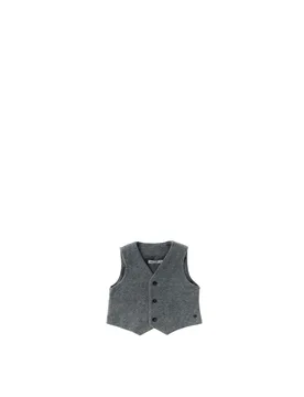 Gilet misto cotone GRIGIO 18M - Mayoral - FashionsVida